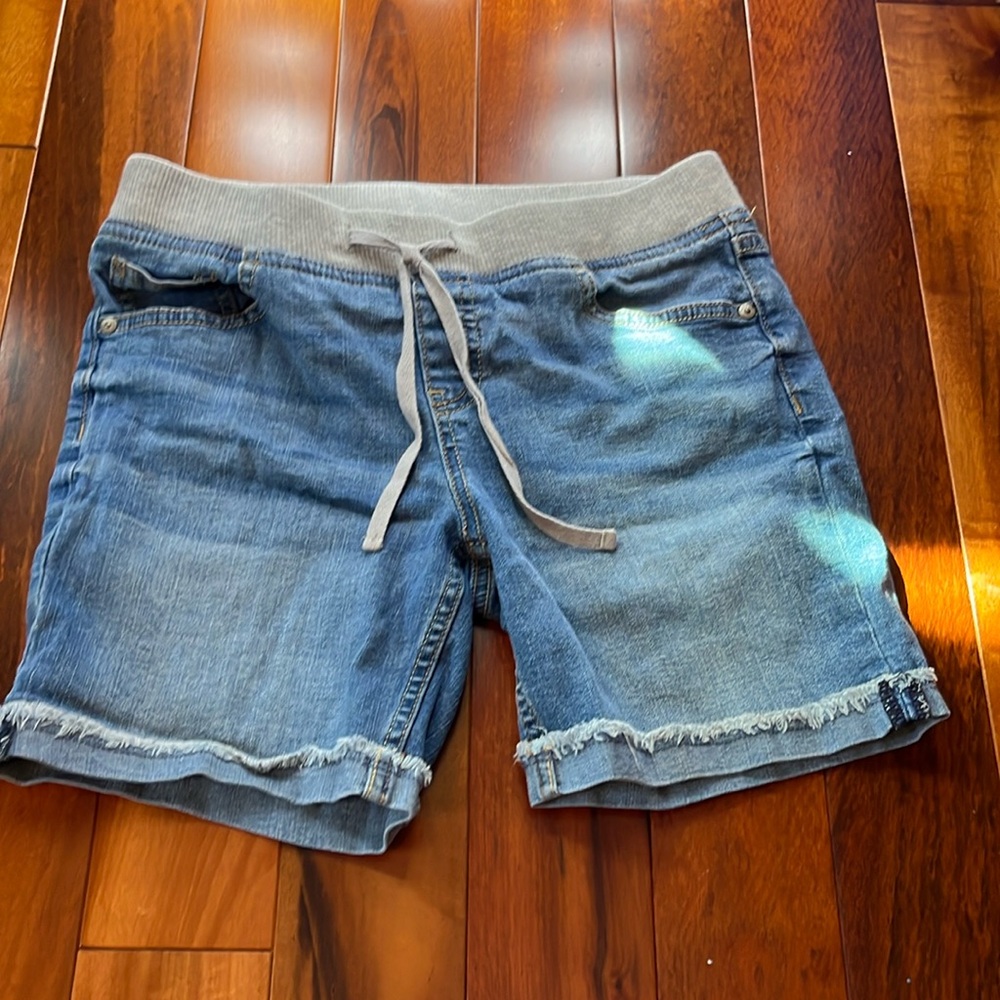 JUSTICE Blue Jean Shorts Size 14 (Girls)